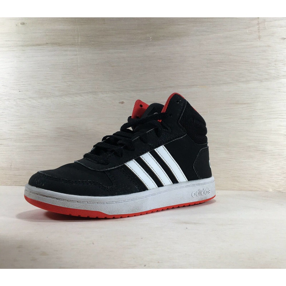 Adidas sneaker youth LYM 029004 Shoe Black Red White Size 2.5 435